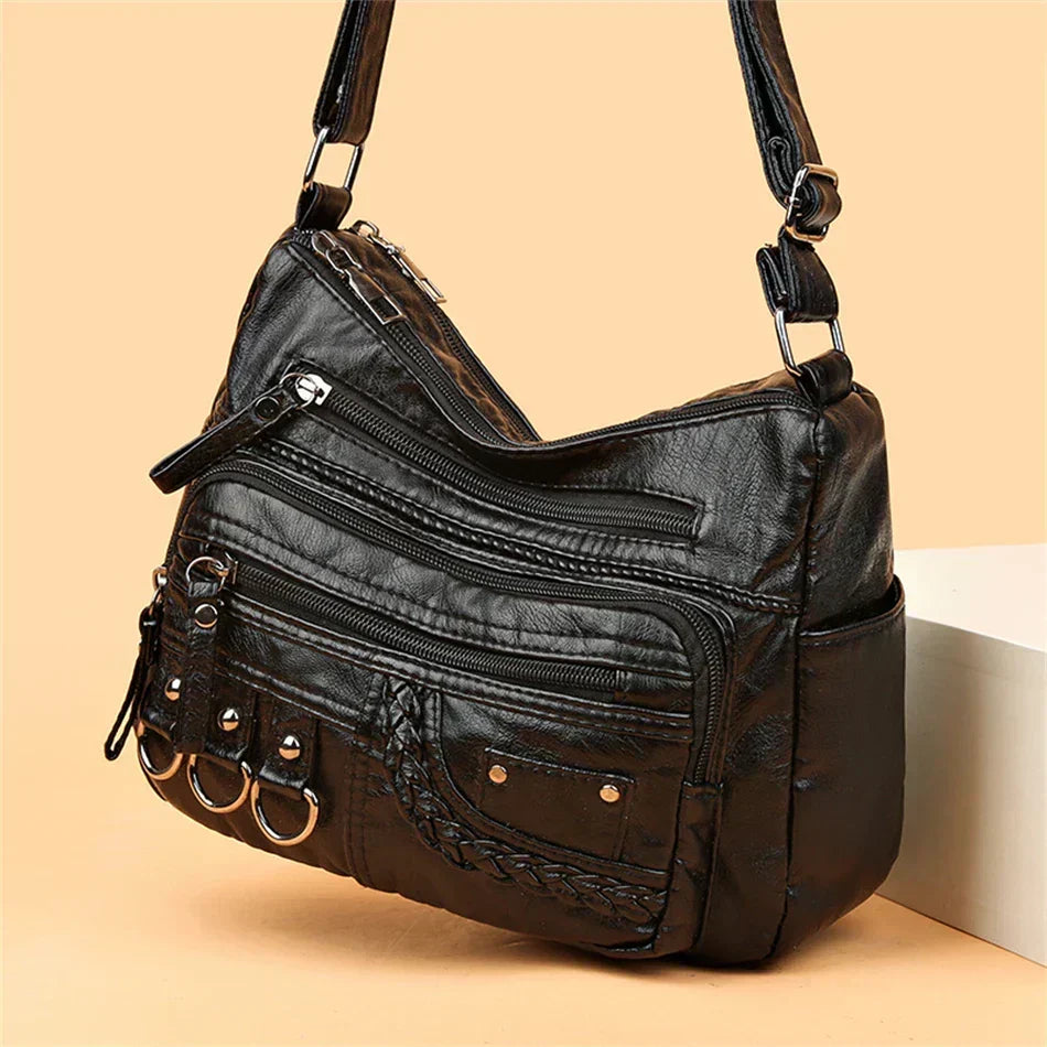 Lilova Multi-Pocket Crossbody Bag