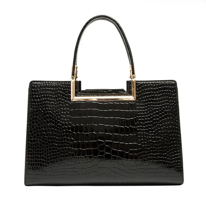 Leather Tote Bag & Wallet Set