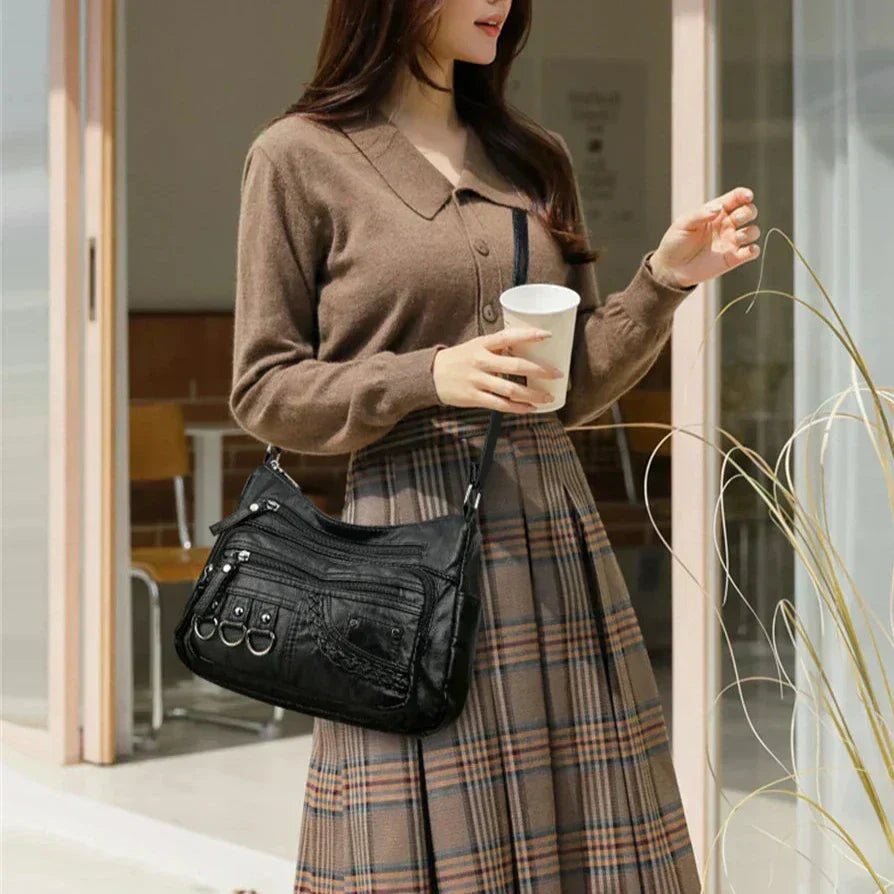 Lilova Multi-Pocket Crossbody Bag