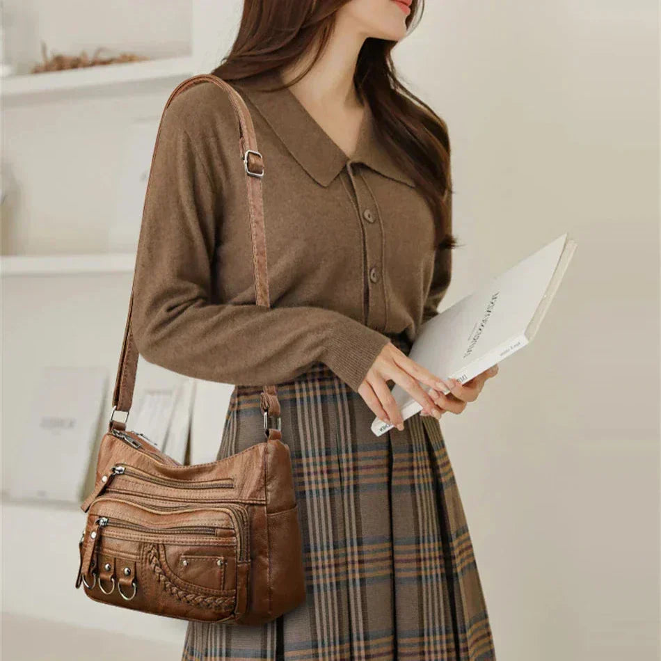 Lilova Multi-Pocket Crossbody Bag