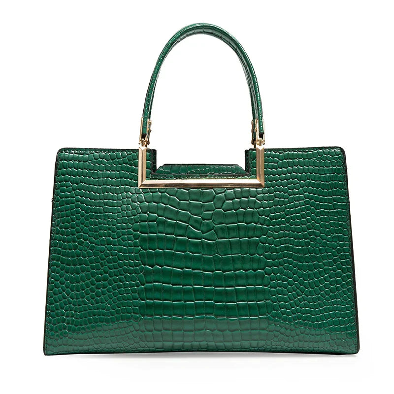 Leather Tote Bag & Wallet Set