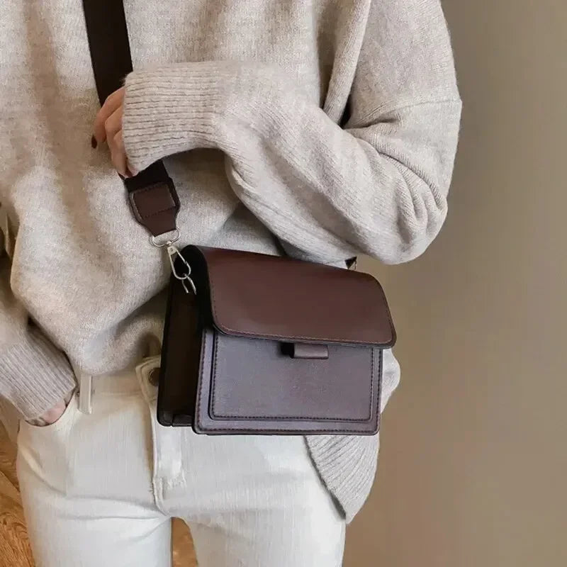 Mini PU Leather Flap Bag