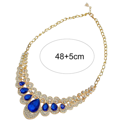 Sapphire Gold Jewelry Set