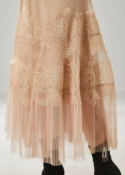 Khavera Embroidered Tulle Skirt