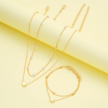 Loving Hearts Necklace Set