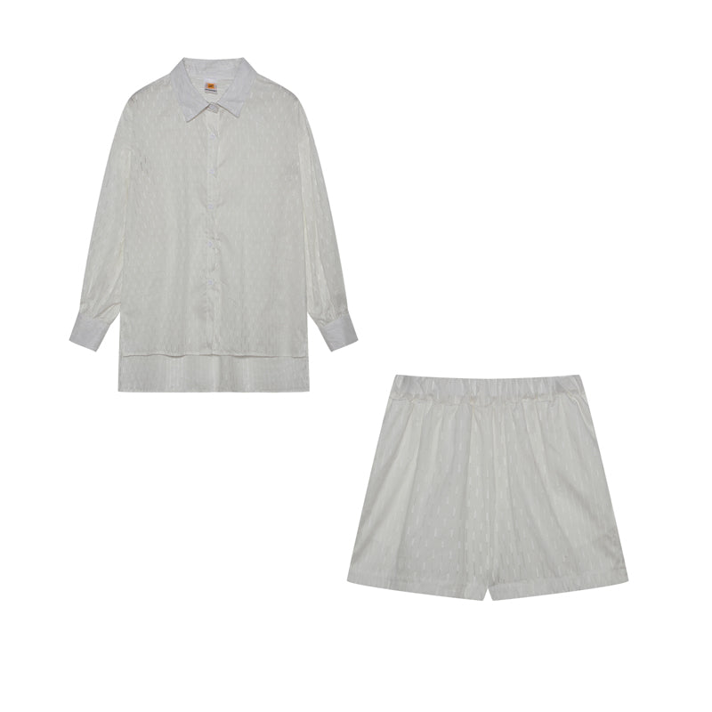 Elizabeth Cotton Shirt & Shorts Set