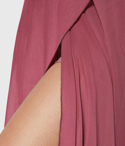 Melanie Chiffon Wrap Midi Skirt