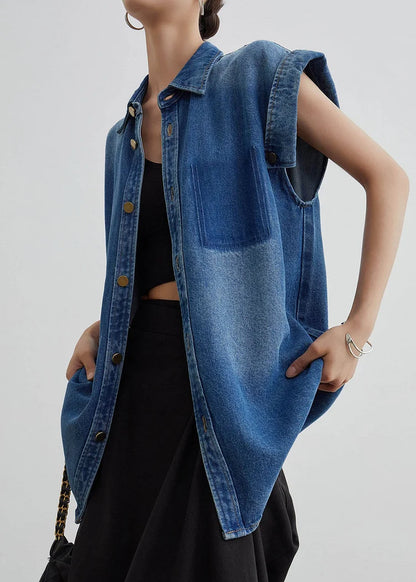 Denova Peter Pan Denim Coat