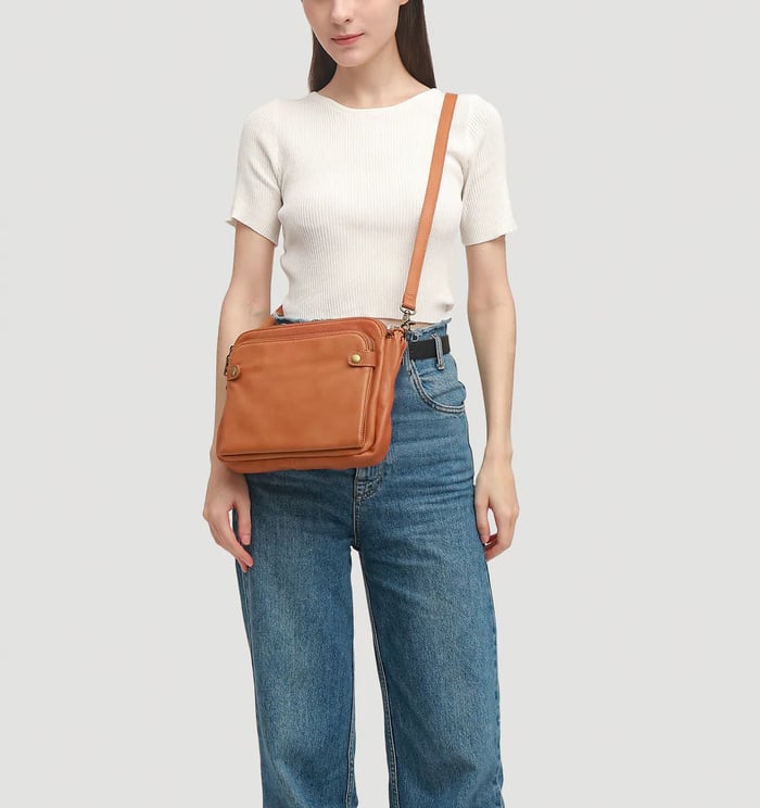 Jovie Triple-Layer Crossbody Bag