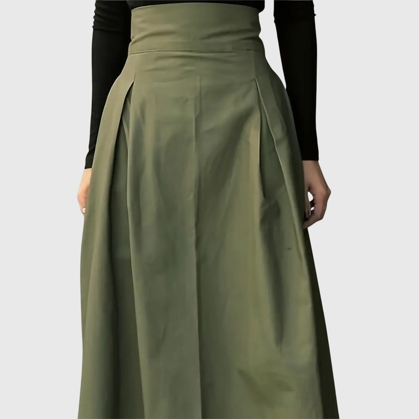 Elina A-Line Midi Skirt