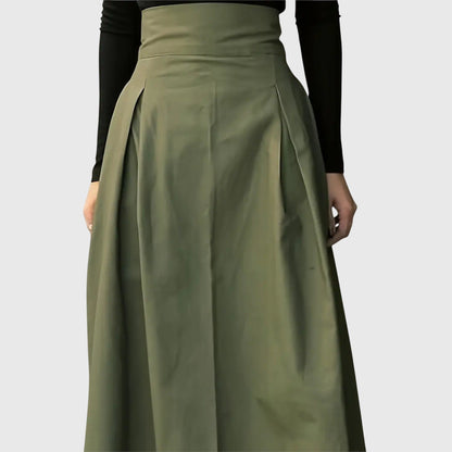 Elina A-Line Midi Skirt