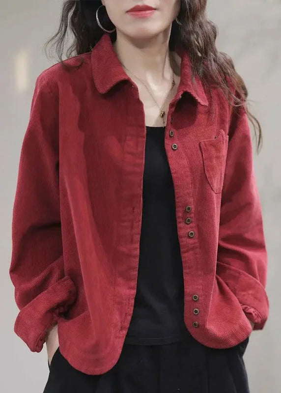 Petrava Patchwork Button Coat