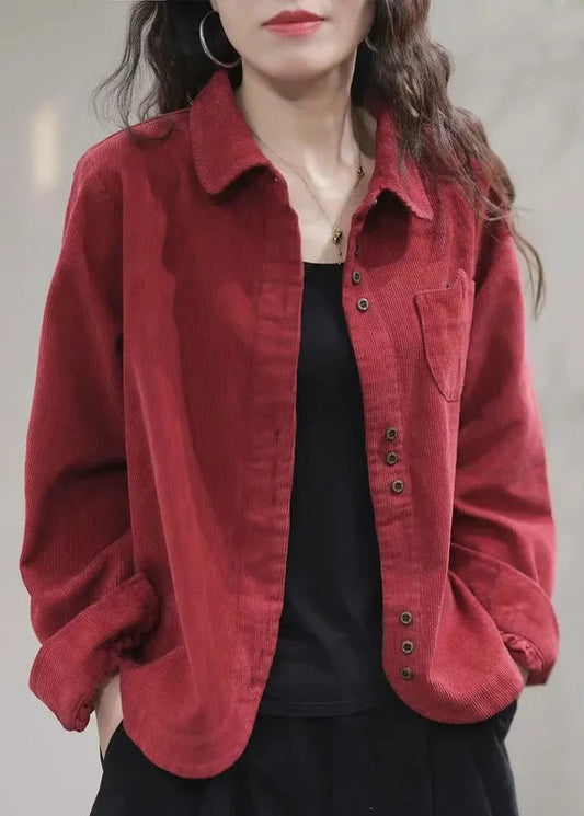 Petrava Patchwork Button Coat