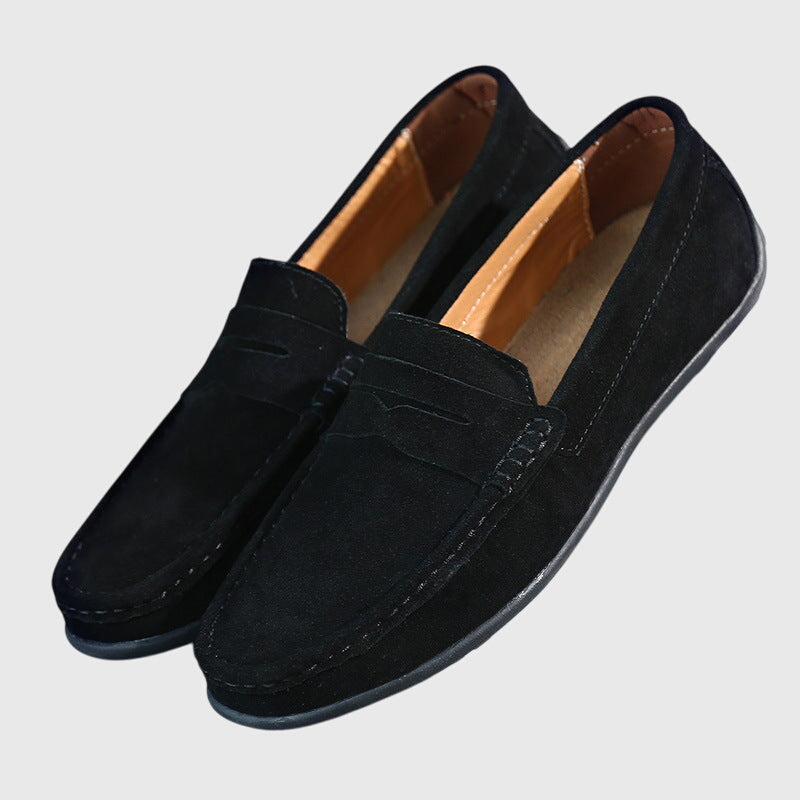 Rosaly Suede Penny Loafers