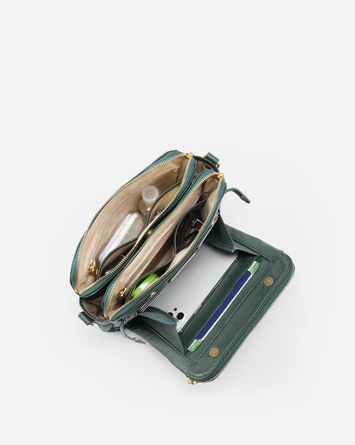 Jovie Triple-Layer Crossbody Bag
