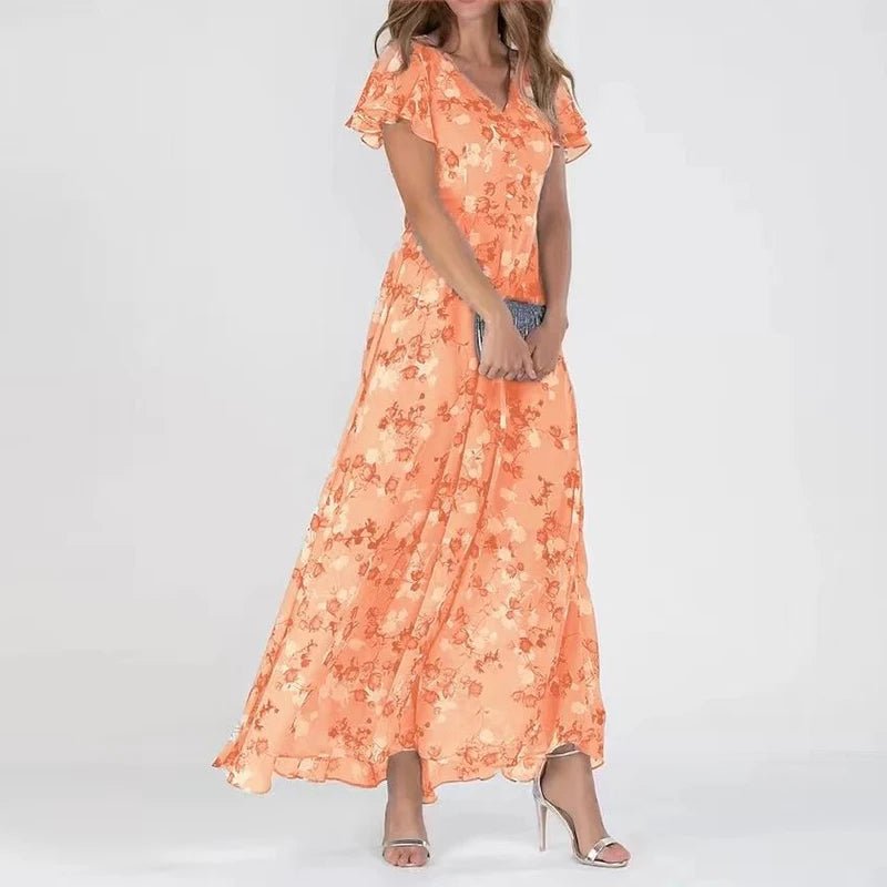 Floral Print Maxi Dress