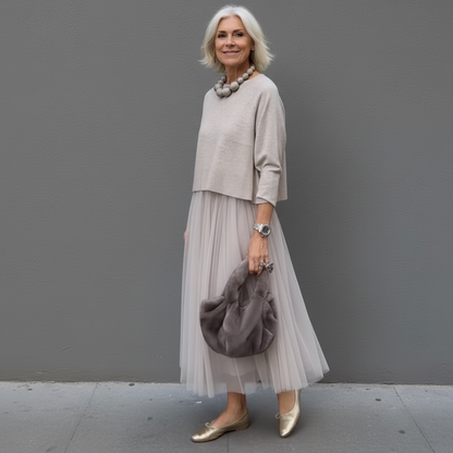 Emmie Knit Top & Dress Two-Piece Set