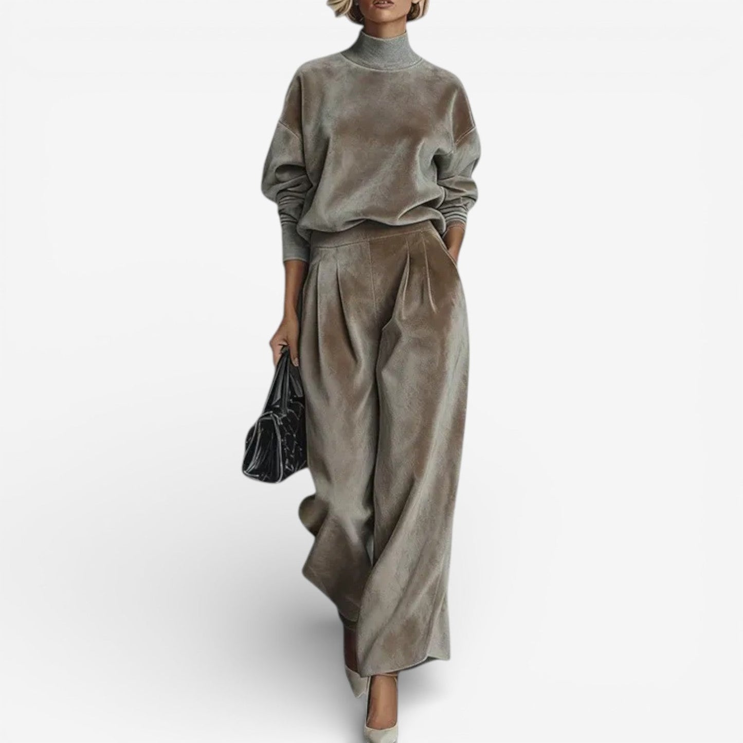 Evangeline Relaxed Drape Co-ord Set