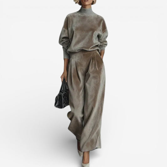 Evangeline Relaxed Drape Co-ord Set