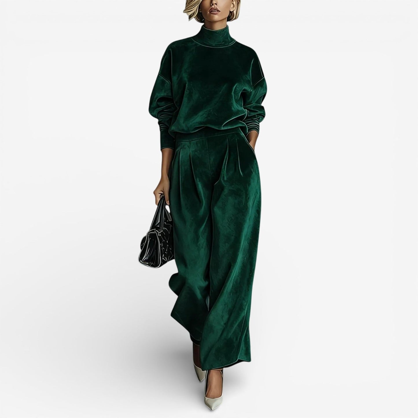 Evangeline Relaxed Drape Co-ord Set