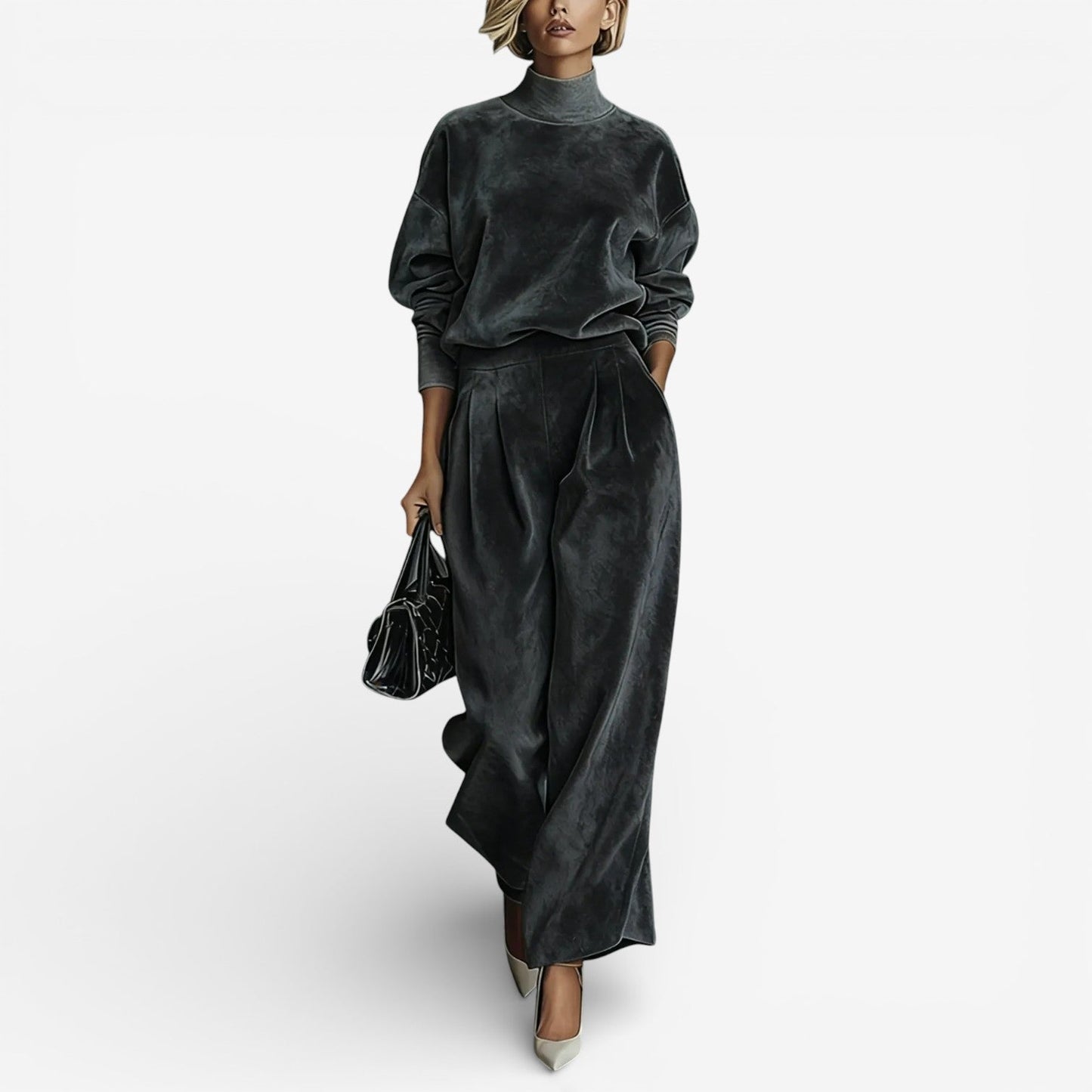 Evangeline Relaxed Drape Co-ord Set