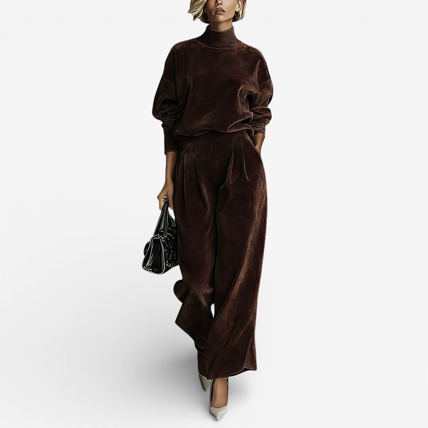 Evangeline Relaxed Drape Co-ord Set