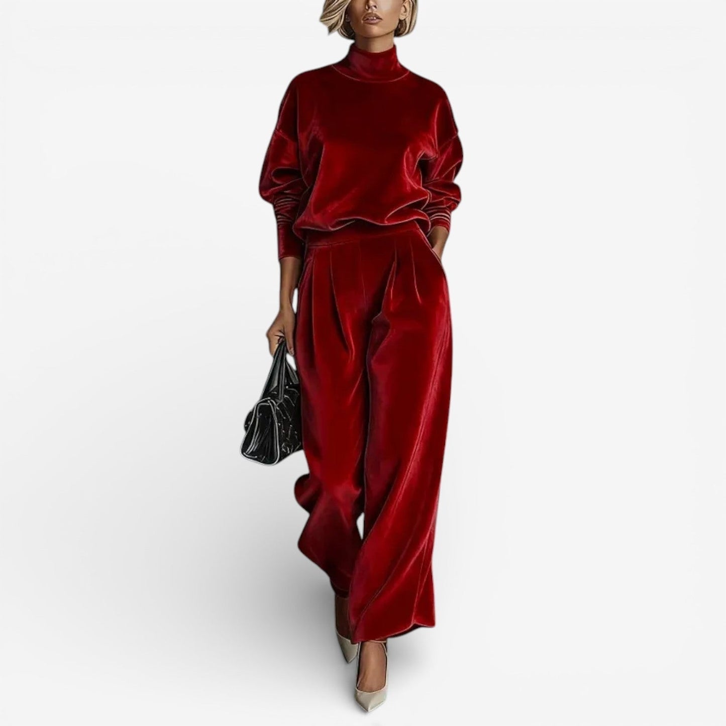 Evangeline Relaxed Drape Co-ord Set