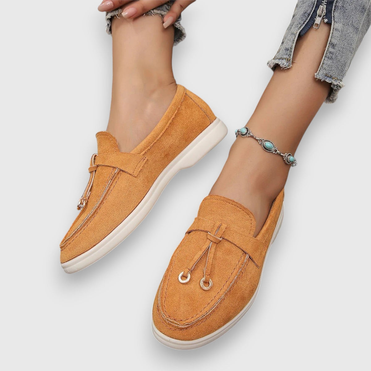 Sofiane Tassel Charm Loafers