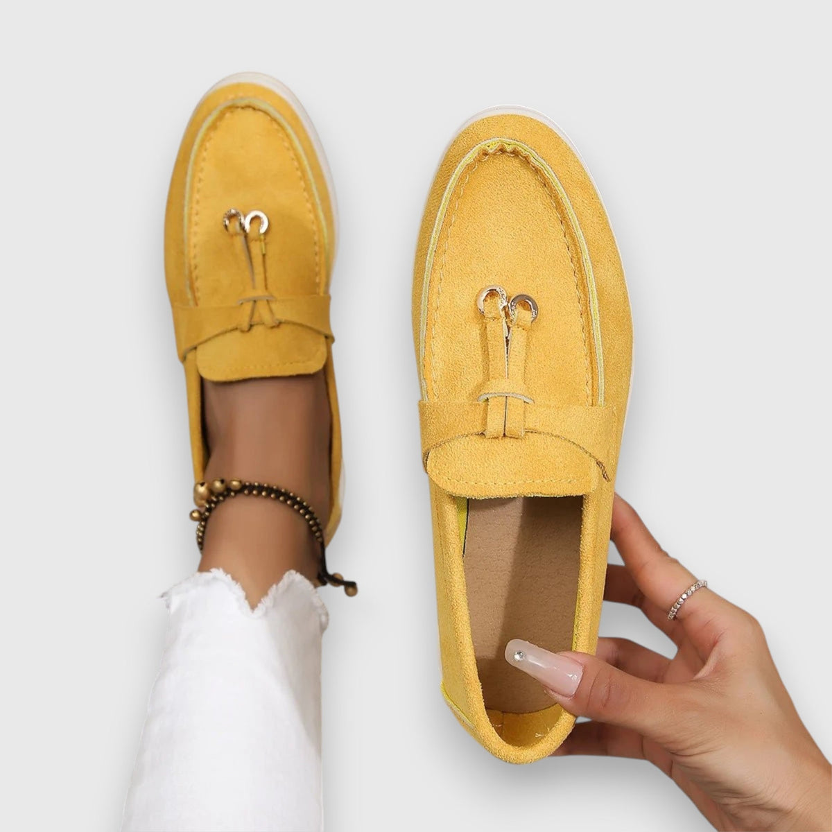 Sofiane Tassel Charm Loafers
