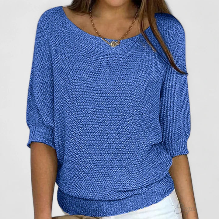 Kalyndrae Batwing Knit Sweater