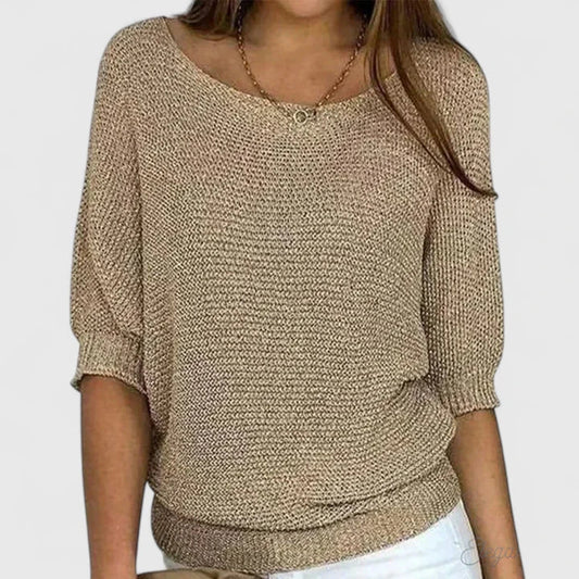 Kalyndrae Batwing Knit Sweater